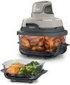 NINJA Heißluftfritteuse "CRISPi 4-in-1 Cyber Space - FN101EUGY", stone