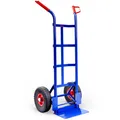 DeubaXXL DE Sackkarre Blau Stahl 200kg klappbare Schaufel 109651