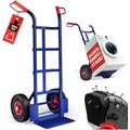 Gardebruk - Sackkarre Pu Vollgummireifen Klappbar 200kg Stahl Schutzblech Schwerlast Garten Umzug Transportkarre Transportwagen Transportroller