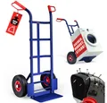 Gardebruk Sackkarre, PU Vollgummireifen klappbar 200kg Stahl Transportkarre Transportwagen
