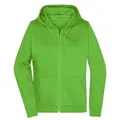 Promo Zip Hoody Lady Klassische Sweatjacke mit Kapuze grün, Gr. XS