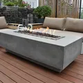ELEMENTI Gasfeuerstelle Granville ca. 152x70xH43 cm Feuerstelle Gaskamin