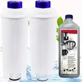 Zubehör Kaffeemaschine für DeLonghi Entkalker SER3018 Filter SER3017 Ersatzteil Reinigung Pflege Wasserfilter Set