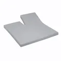 Cinderella, Bettlaken, Single-Split-Topper, Spannbettlaken, Matratzenbezug, Spannbetttuch, Spannleintuch, Jersey, Hellgrau