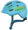 ABUS Fahrradhelm Abus Smiley 3.0 Fahrradhelm - Blue Croco - Größe M (50-55 cm) - Perfek