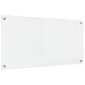vidaXL Küchenrückwand Transparent 100 x 50 cm Gehärtetes Glas, Moderner, stabiler Küchenoberflächen-Style: Hitzebeständige Glasrückwand für coole Upgrades und modernen Flair