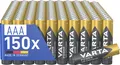 Batterien AAA 150 Stück Power on Demand Alkaline 15V Vorratspack smart flexib...
