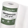Drainagevlies Filtervlies Trennvlies HaGa® 200g/m² in 1,5m Breite (Meterware)