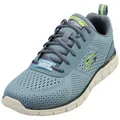 Skechers Herren Track-Leshur Sneaker, Blue, 45