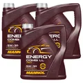 3x4 Liter MANNOL Energy Combi LL 5W-30 Motoröl MN7907 API SN ACEA C3