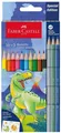 4005401112136 FABER-CASTELL Kredki ołówkowe szkolne 10+3 metaliczne + naklejki D
