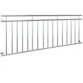 Französischer Balkon Fenstergitter Geländer Edelstahl Stabgeländer 225 x 90 cm