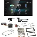 Kenwood DMX-125DAB Bluetooth Autoradio USB MP3 DAB+ Einbauset für Touareg 7L