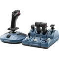 Thrust­mas­ter TCA Captain Pack Airbus Edition - Joystick und Gasregler - ka­bel­ge­bun­den - für PC - Schwarz/Blau