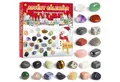 LuxusKollektion Spielzeug-Adventskalender Adventskalender Kristalle 2024 für Kinder mit 24 Natürlichen Edelstein
