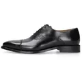 Henry Stevens Liam CO Schnürschuh Herren Halbschuh Businessschuh Leder handgefertigt, Anzugschuh schwarz 40 EU