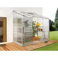 Anlehn-Gewächshausbausatz Ida 3300 HKP4mm, Alu, Metall, 255x222x131.5 cm, Gartenzubehör, Gewächshäuser