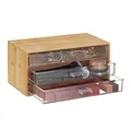 relaxdays Make-Up Organizer Kosmetik Organizer 3 Schubladen
