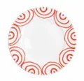 Gmundner Keramik Rotgeflammt Dessertteller /  Frühstücksteller Gourmet d: 22 cm