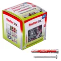 fischer DuoPower 6x50 S PH Dübel mit Schrauben 6 x 50 mm, 50 Stück 538260