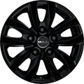 Mak Load 5 gloss black 7x17 ET66 - LK5/130 ML89.1 Alufelge schwarz
