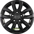 Mak Load 5 gloss black 7x17 ET66 - LK5/130 ML89.1 Felge Alu