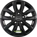 4x Mak Load 5 gloss black 7x17 ET66 - LK5/130 ML89.1 Felge Alu