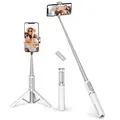 Bluetooth Selfie-Stick Stativ 3 in 1 Aluminium Selfie Stange 360° Drehbar mit...