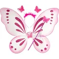 LG-Imports Schmetterlingsflügel mit Zauberstab und Tiara (46580639)