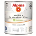 Alpina Weisslack für Möbel und Türen seidenmatt 2,0 Ltr. Möbellack