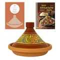 Marokkanische Tajine Tagine Vegetarisch mit Nordafrikanische Kücke Kochbuch 31cm