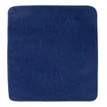 NYVI WC Vorleger NYVISpa Lasalle 50x50 cm Navy Ohne Ausschnitt - Badvorleger - rutschfest, Saugfähig, Schnell Trocknend, Fußbodenheizung geeignet, Oeko-TEX, Waschbar, Weich