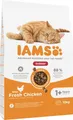 IAMS For Vitality Indoor Trockenfutter  Huhn ausgewachsene Katzen zu Hause 10kg