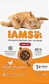 IAMS Indoor Cat Huhn Adult 1+ (€ 3,85/kg) Trockenfutter Stubentiger Katze: 10 kg