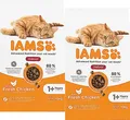 2 x 10 kg IAMS Indoor Advanced Huhn Adult 1+ (€ 3,85/kg) Wohnungskatzen-Futter
