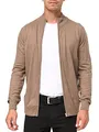 Indicode Herren Lau Strickjacke mit Stehkragen aus 80% Baumwolle | Cardigan für Männer Beige Mix, M