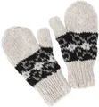 Guru-Shop Strickhandschuhe Handschuhe aus Wolle, Fauster, handgestrickte..