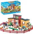 PLAYMOBIL MyLife 71599 Tierhotel 'Pfötchen', große Pension mit 10 Tieren, tollem Pflegezubehör und süßen Dekostickern, detailreiches Spielzeug für Kinder ab 4 Jahren