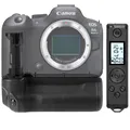 Batteriegriff für Canon EOS R5 R6 R6 Mark II Inkl. Timer-Fernauslöser wie BG-R10