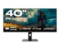 JapanNext Gaming Monitor 40“ 144Hz 1ms IPS UWQHD (3440 x 1440) | Aufladen über USB-C (90 W) Neigungsverstellbar Integrierte Lautsprecher | G-Sync/FreeSync | 2 Jahre Garantie | JN-IPS401UWQHD144-C90W