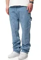 behype. Herren Jeans Straight-Fit Carpenter Jeanshose 100% Baumwolle Denim Hose Used Look Men's DC_JN-247-Light Blue-W30
