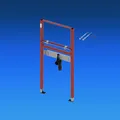 TECE Base Modul für Waschtisch Vorwandelement 112cm