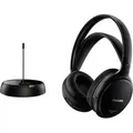 Philips SHC5200 Over Ear Kopfhörer Funk, kabelgebunden Schwarz Lautstärkeregelung, Batterieladeanzeige