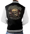 Gasoline Bandit Rockabilly Baseball College Jacke - Rock'n Roll Society