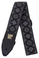 Ernie Ball 4093 Regal Black Jacquard Gitarrengurt Gitarre Bass Gurt Leder 5cm