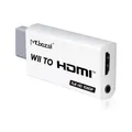 Mcbazel Wii HDMI Adapter Video Wii auf HDMI & 3.5mm für Audio, Wii HDTV Unterstützt alle Wii Display Modi: NTSC, 480i, 480p, PAL 576i, 720p, 1080p Wii Adapter