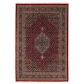 Cazaris Orientteppich Himla Bidjar, Blau, Rot, Textil, Bordüre, rechteckig, 60x90 cm, Care & Fair, für Fußbodenheizung geeignet, in verschiedenen Größen erhältlich, Teppiche & Böden, Teppiche, Orientteppiche