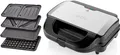ETA 4-in-1-Sandwichmaker "SORENTO ETA315190010", grau (schwarz, edelstahlfarben)