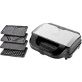 ETA Sandwichmaker 4 in 1 I Sorento I Antihaftbeschichtung für leichte Reinigung ohne Anbrennen I 900 Watt I Waffeleisen, Grill und vieles mehr