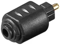 Wentronic Adapter Mini Jack 3,5 mm bis Toslink, 11924-GB, Schwarz